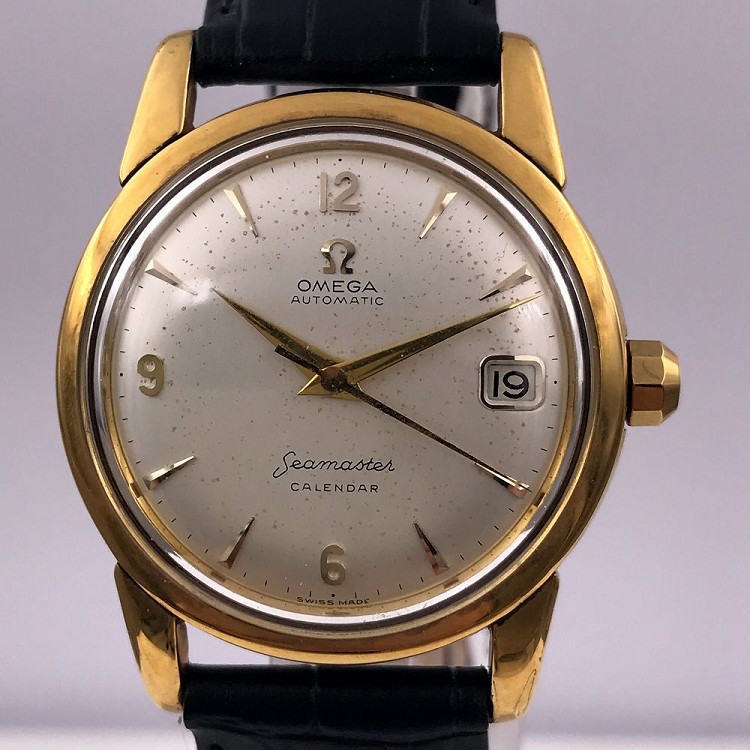 OMEGA vintage 1958 SEAMASTER calendar ref 28495 sc cal 503 gold plated