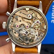 airain vintage eary type 20 french military chronograph cal val 222 diam  37 mm 3