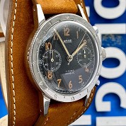 airain vintage eary type 20 french military chronograph cal val 222 diam  37 mm 5