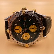 breitling vintage chronomat ref 81950 gold and steel green dial 5