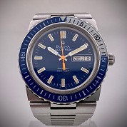 bulova vintage accutron 666 feet 40 mm snorkel diver french calendar 4