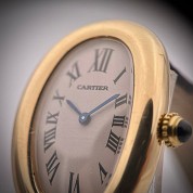 cartier modern baignoire ref 1954 medium quartz solid gold 18ct 4