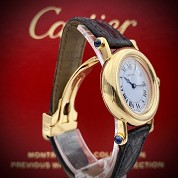 cartier modern diabolo pm oj bdr solid gold ref 1440 4