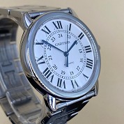 cartier modern solo large 36mm rounded full steel 3939 cal 2671 4