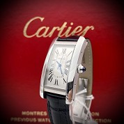 cartier modern tank americaine us steel ref 3971 automatique 4