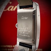 cartier modern tank americaine us steel ref 3971 automatique 6