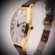 cartier vintage 1980 mecanichal tonneau paris yellow gold cal 78 1 4