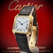 cartier vintage ceinture meca 18ct 27mm x 27 mm gold 4
