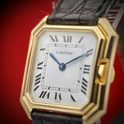 cartier vintage ceinture meca 18ct 27mm x 27 mm gold 5