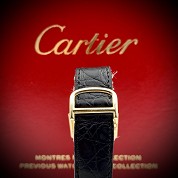 cartier vintage ceinture meca 18ct 27mm x 27 mm gold 6