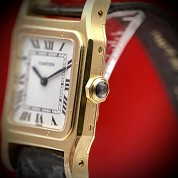 cartier vintage santos dumont solid gold cal 2512 3