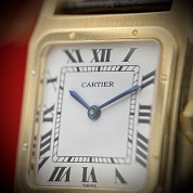 cartier vintage santos dumont solid gold cal 2512 5