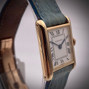 cartier vintage tank 18ct gold mechanical with gold gasp 54202 025647 2