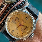 chronographe suisse vintage 36 mm chrono l51 1