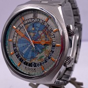 edox vintage 1970s geoscope 42 automatique worldtime 4