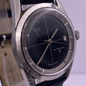 fayt vintage automatic mens watch big size with date black dial 4