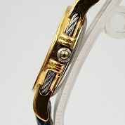 fred modern lady gold and steel quartz 2