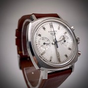 heuer vintage 1968 camaro 7743 silver dial valjoux 7730 2