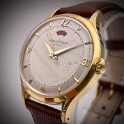 jaeger lecoultre vintage 1940s power reserve auto 33mm bumper cal 481 gold 18ct 2