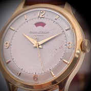 jaeger lecoultre vintage 1940s power reserve auto 33mm bumper cal 481 gold 18ct 3
