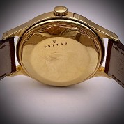 jaeger lecoultre vintage 1940s power reserve auto 33mm bumper cal 481 gold 18ct 6
