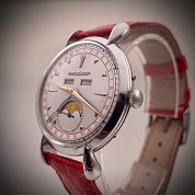 jaeger lecoultre vintage 1947 triple date moon phase caliber p494 a calendrier italien 6