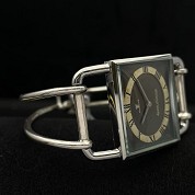 jaeger lecoultre vintage 1957 etrier jumbo etrier bicolor dial 2