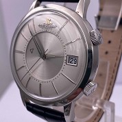 jaeger lecoultre vintage memovox silver dial diameter 37mm 4