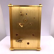 jaeger vintage table clock 8 days recital alarm with carillon 5