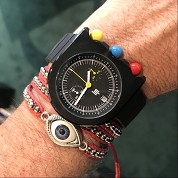 lip new mach 2000 chronograph bracelet caoutchouc roger tallon  boite et papier garantie 2 ans 1