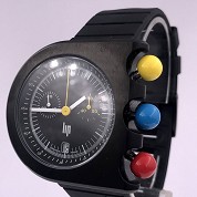 lip new mach 2000 chronograph bracelet caoutchouc roger tallon  boite et papier garantie 2 ans 4