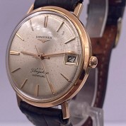 longines vintage 1966 flagship seventies pink gold rare 3417 cal 343 4