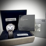 movado vintage diver sub sea hs360 el primero ref 3786 datron  full set 6