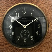 omega vintage 1947 boat clock marine 8 days in a palm tree support 1