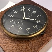 omega vintage 1947 boat clock marine 8 days in a palm tree support 2