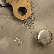 omega vintage 1947 boat clock marine 8 days in a palm tree support 3