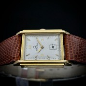 omega vintage 1947 square gold 18ct mecanichal ref cal r17 8 3