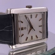 omega vintage 1960 classic rare square auto ref 3999 2 sc sf cal 571  stockdale kennedys watch 2