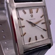 omega vintage 1960 classic rare square auto ref 3999 2 sc sf cal 571  stockdale kennedys watch 3