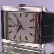 omega vintage 1960 classic rare square auto ref 3999 2 sc sf cal 571  stockdale kennedys watch 4