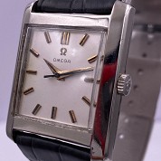 omega vintage 1960 classic rare square auto ref 3999 2 sc sf cal 571  stockdale kennedys watch 5