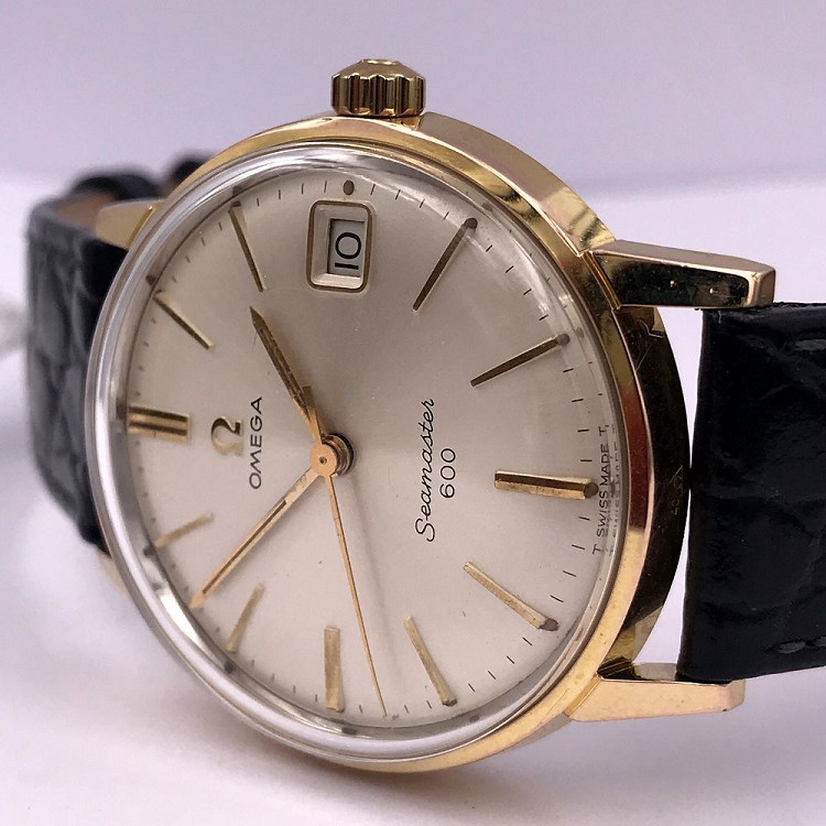 OMEGA vintage 1965 SEAMASTER 600 goldplated 40 microns ref ...