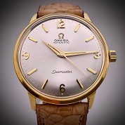 omega vintage 1968 seamster automatic diameter 34 5 mm ref 165 001 cal 552 gold plated 4
