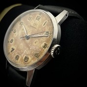 omega vintage arab numerals patina 2
