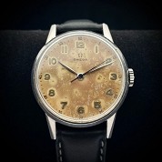 omega vintage arab numerals patina 4