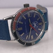 p and p vintage lady diver auto gmt bezel tissot cal 782 3