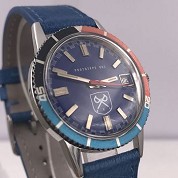 p and p vintage lady diver auto gmt bezel tissot cal 782 4