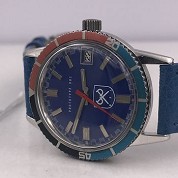 p and p vintage lady diver auto gmt bezel tissot cal 782 6