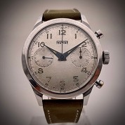pontiac vintage chronograph belgian army forces aeriennes belges 6b 234 mvt valjoux 22 4