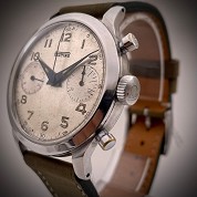pontiac vintage chronograph belgian army forces aeriennes belges 6b 234 mvt valjoux 22 5